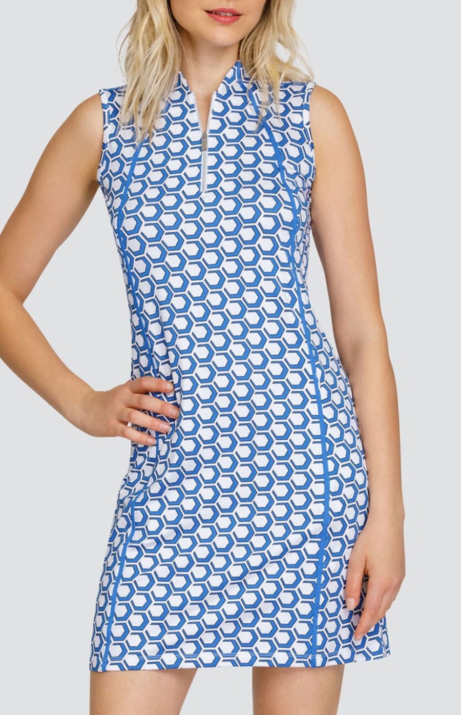 Golf Tail Activewear Sleeveless | Mika 36.5" Dress - Marcella Geo