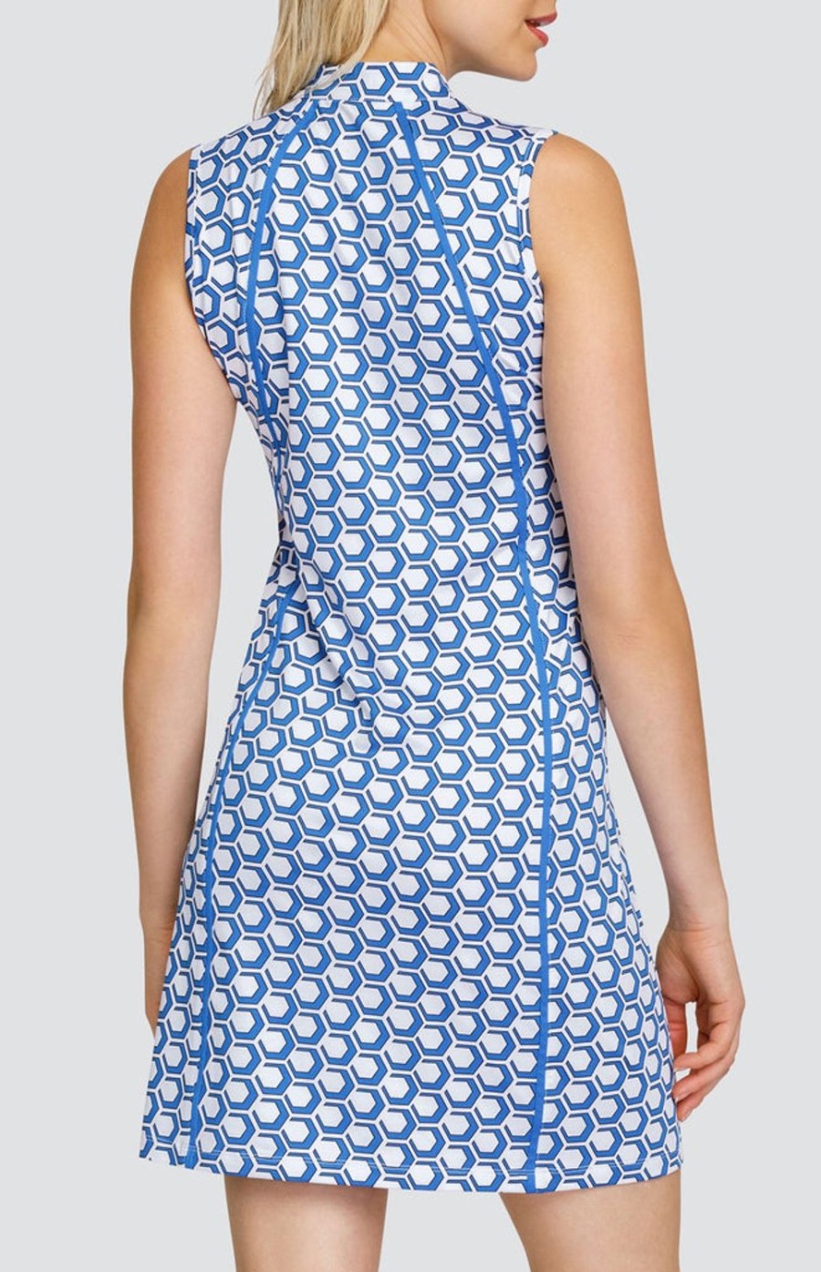 Golf Tail Activewear Sleeveless | Mika 36.5" Dress - Marcella Geo