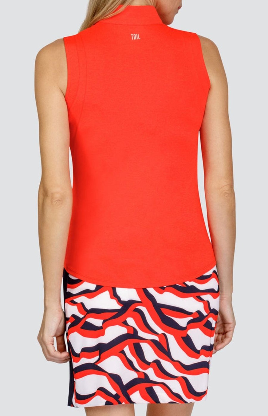 Golf Tail Activewear Sleeveless | Knox Top - Paprika - Final Sale
