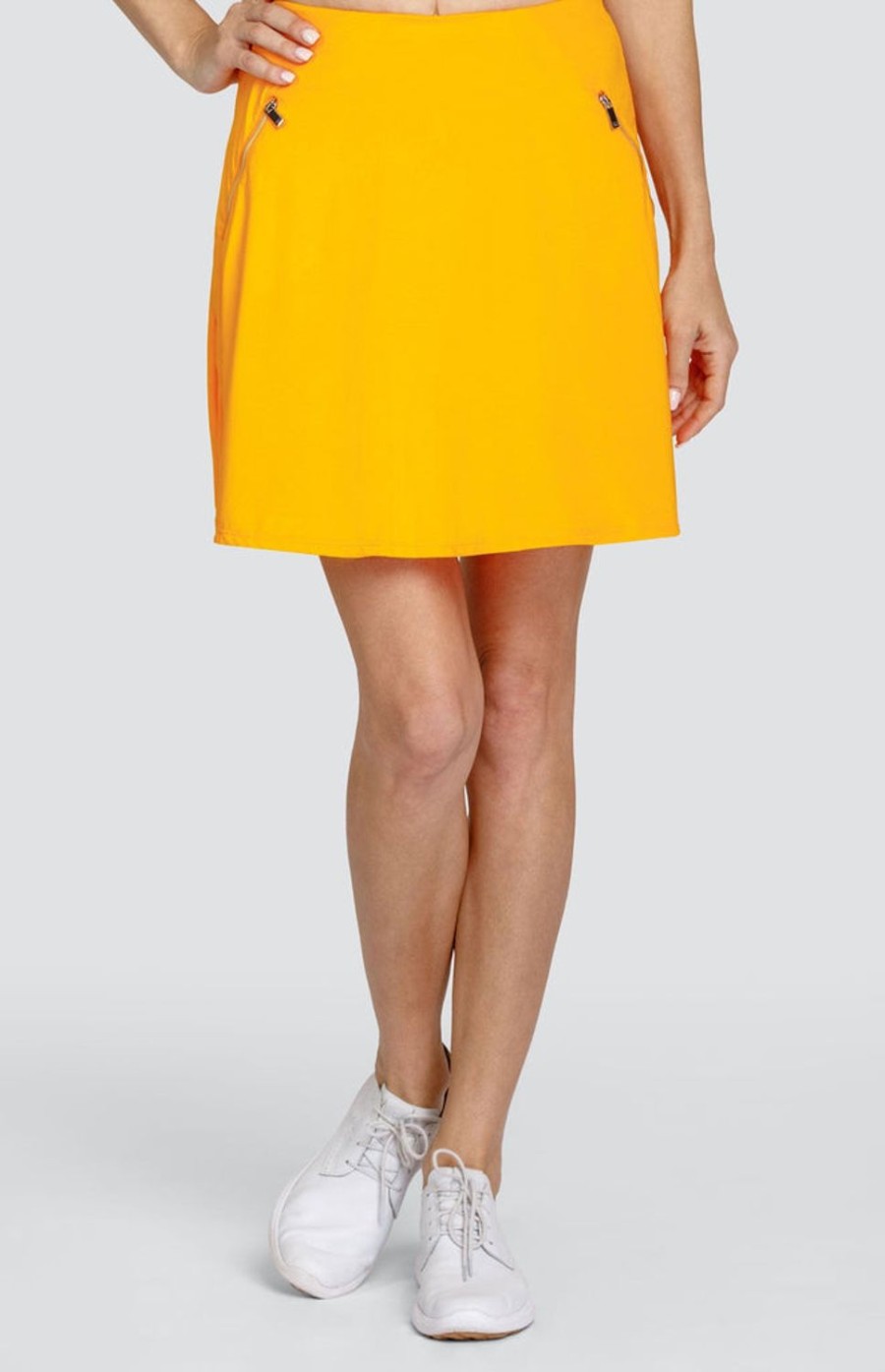 Golf Tail Activewear Skirts And Skorts | Isma 18" Skort - Marigold - Final Sale