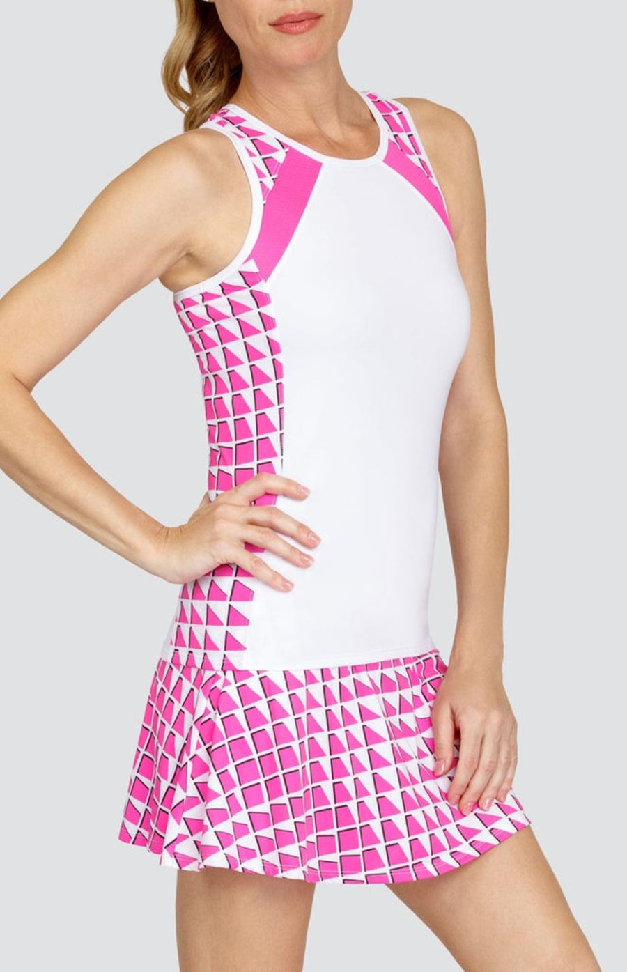 Tennis Tail Activewear Tanks | Feodora Tank - Dynamic Matrix