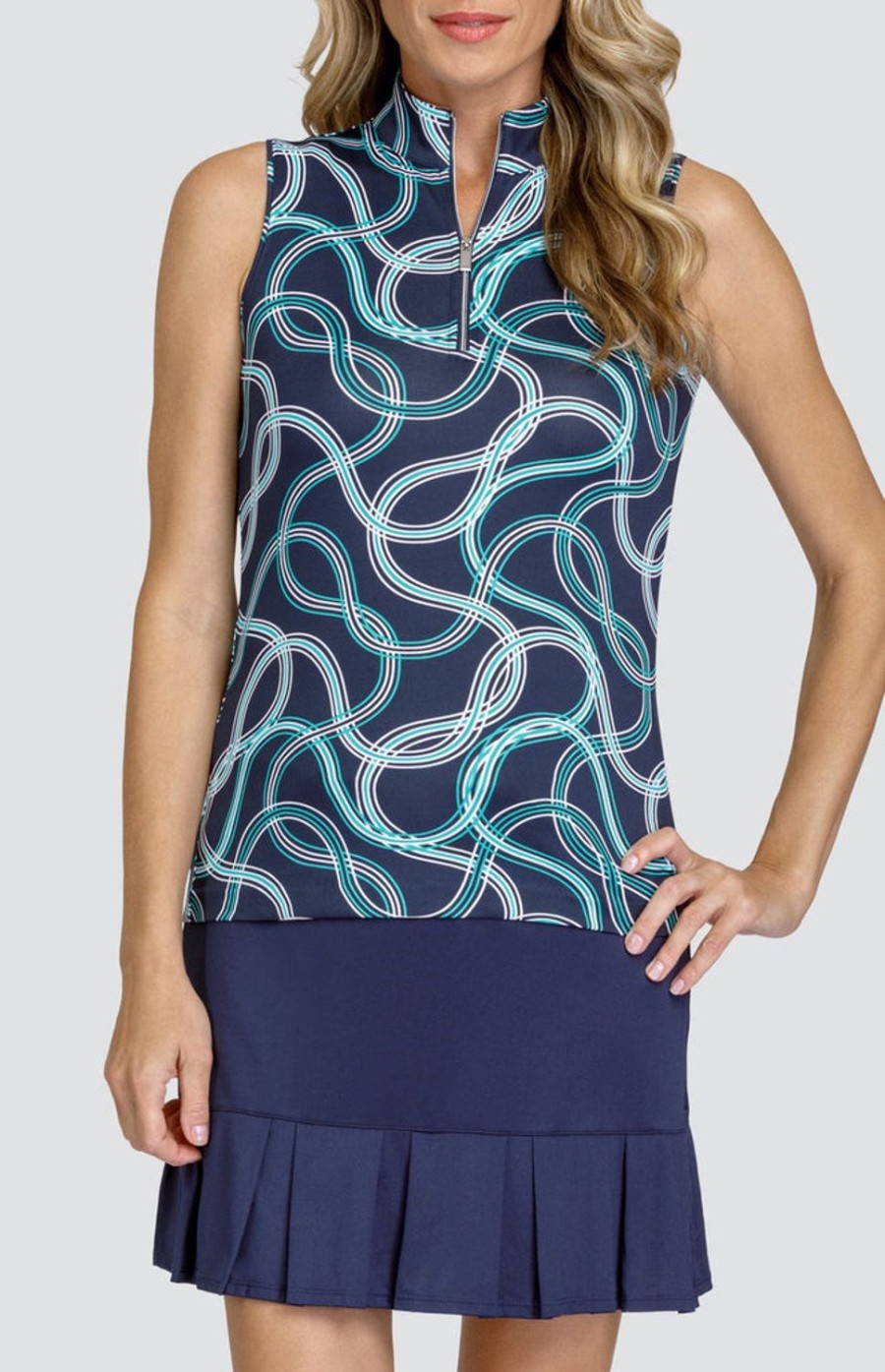Golf Tail Activewear Sleeveless | Monarch Top - Organic Wave