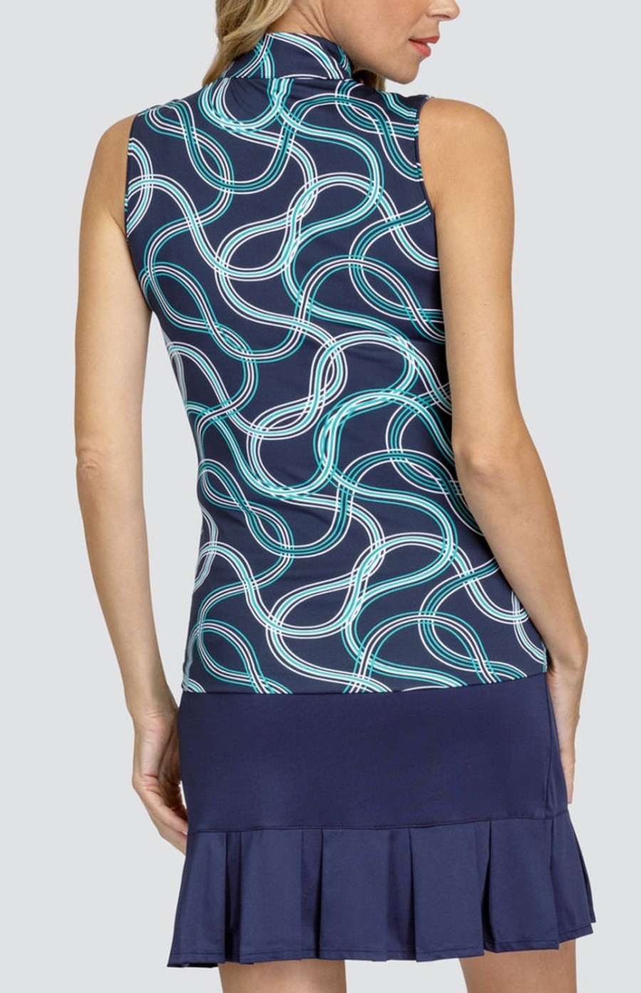 Golf Tail Activewear Sleeveless | Monarch Top - Organic Wave