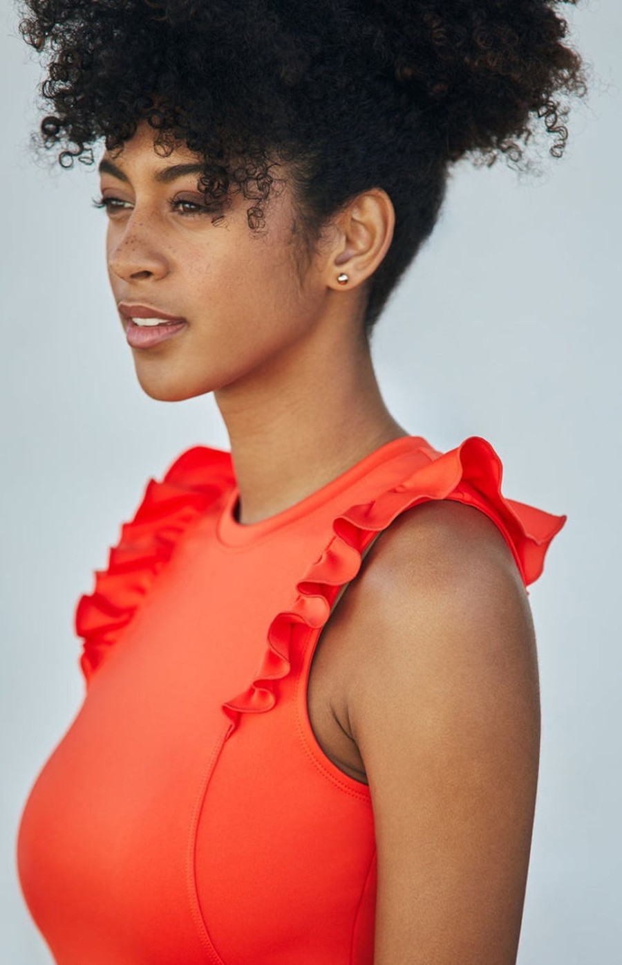 Tennis Tail Activewear Tanks | Brinkley Tank - Cherry Tomato