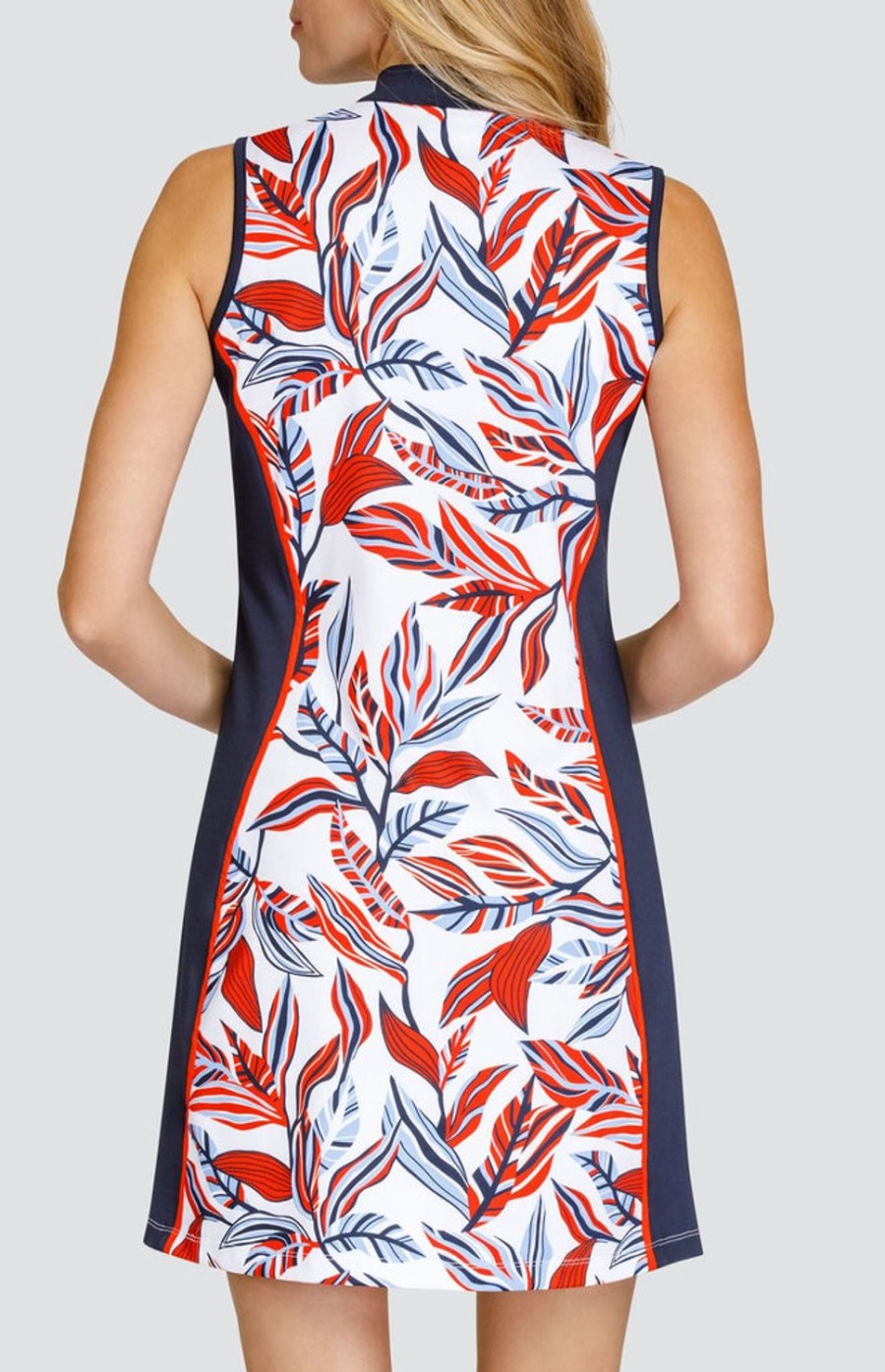 Golf Tail Activewear Sleeveless | Lem 35" Dress - Galleria Foliage