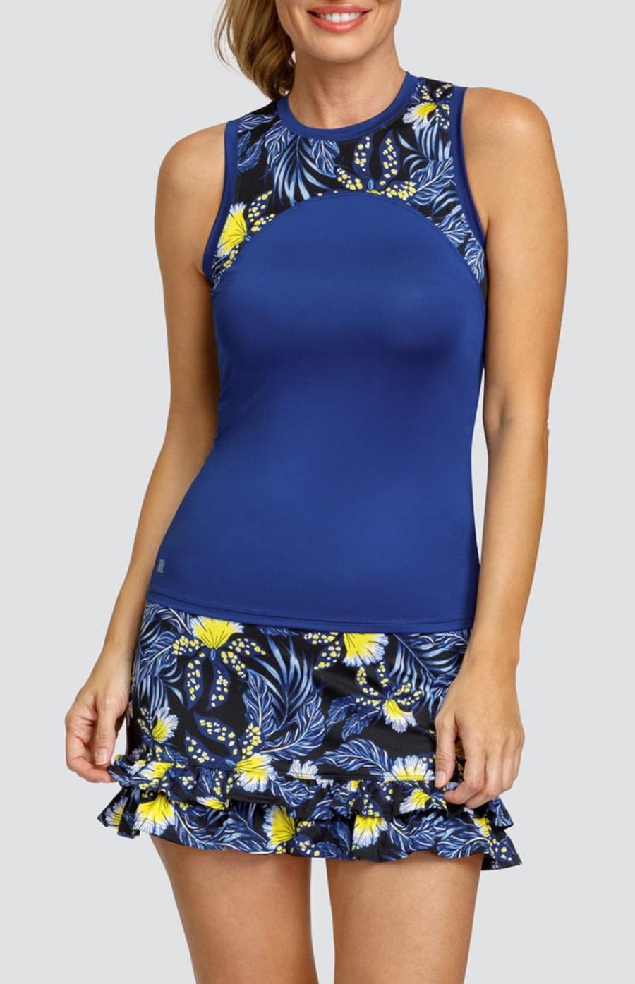 Tennis Tail Activewear Tanks | Debbie Tank - Jungle Orchid