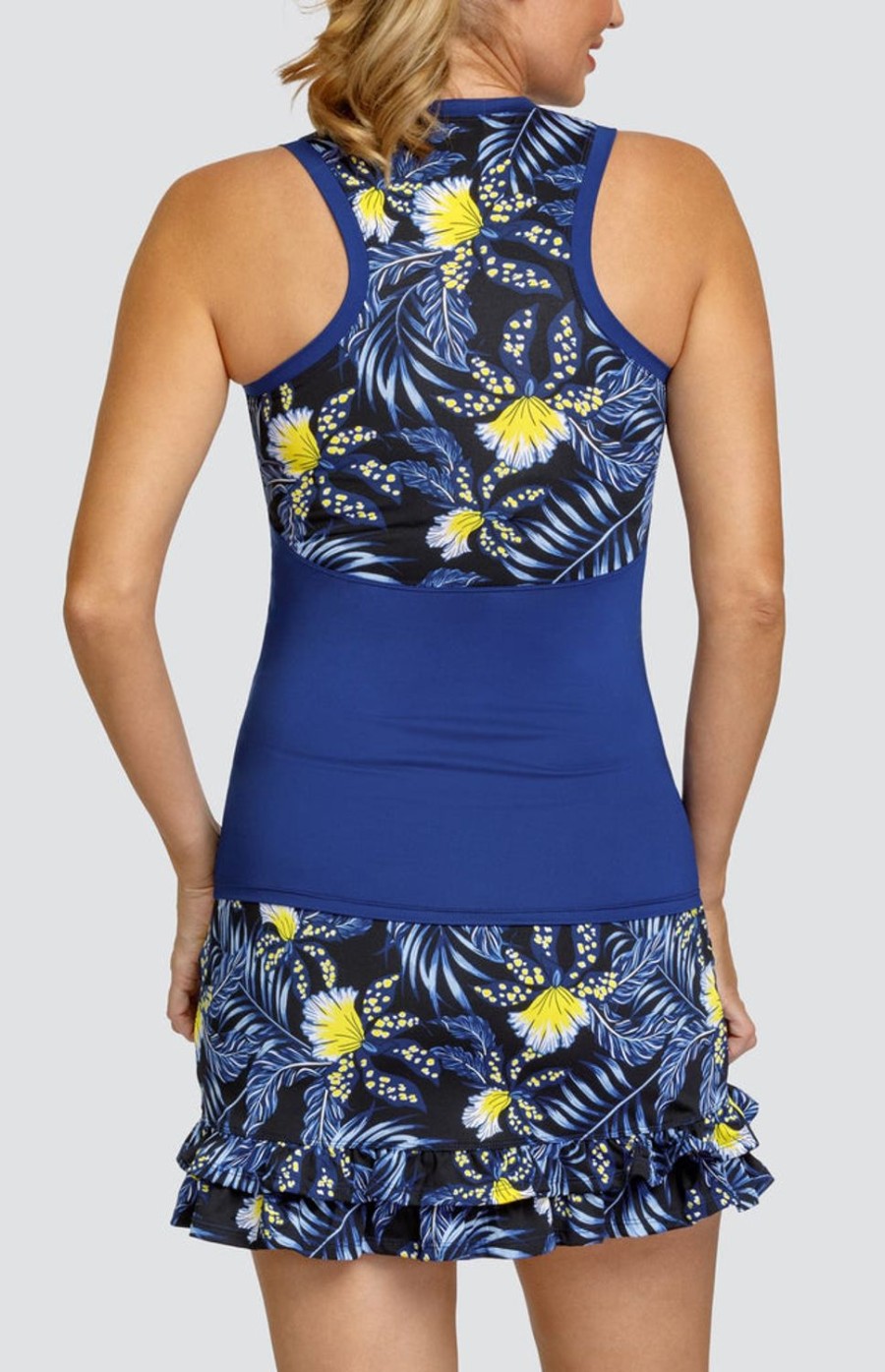 Tennis Tail Activewear Tanks | Debbie Tank - Jungle Orchid