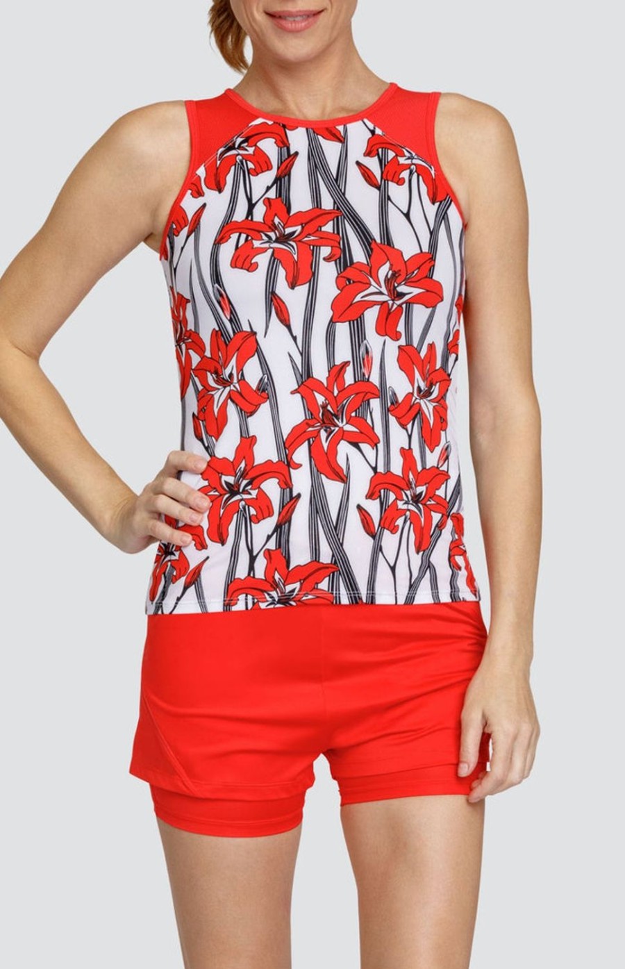 Tennis Tail Activewear Tanks | Jailymar Tank - Lilium Majesty