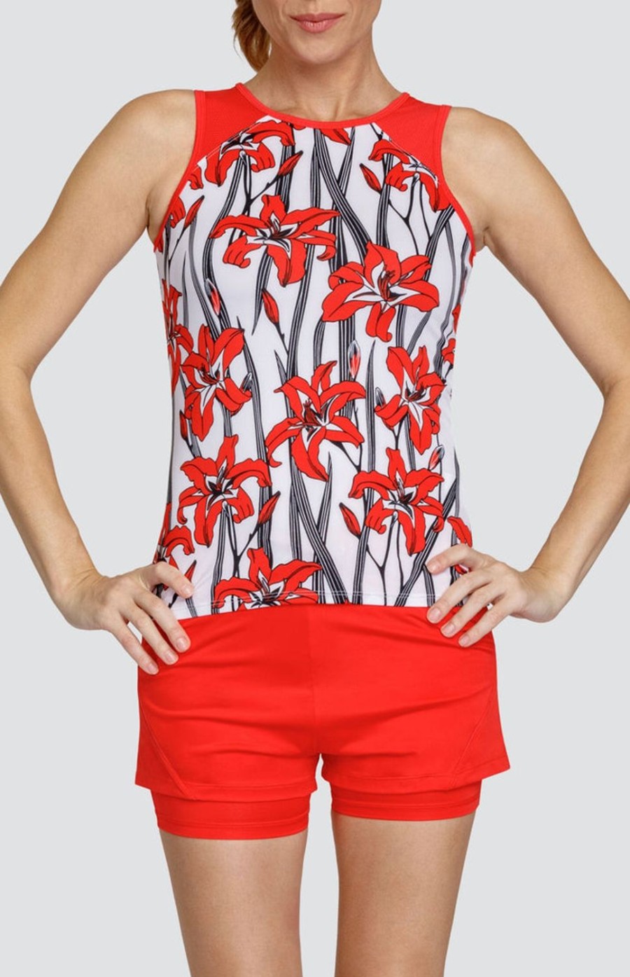 Tennis Tail Activewear Tanks | Jailymar Tank - Lilium Majesty