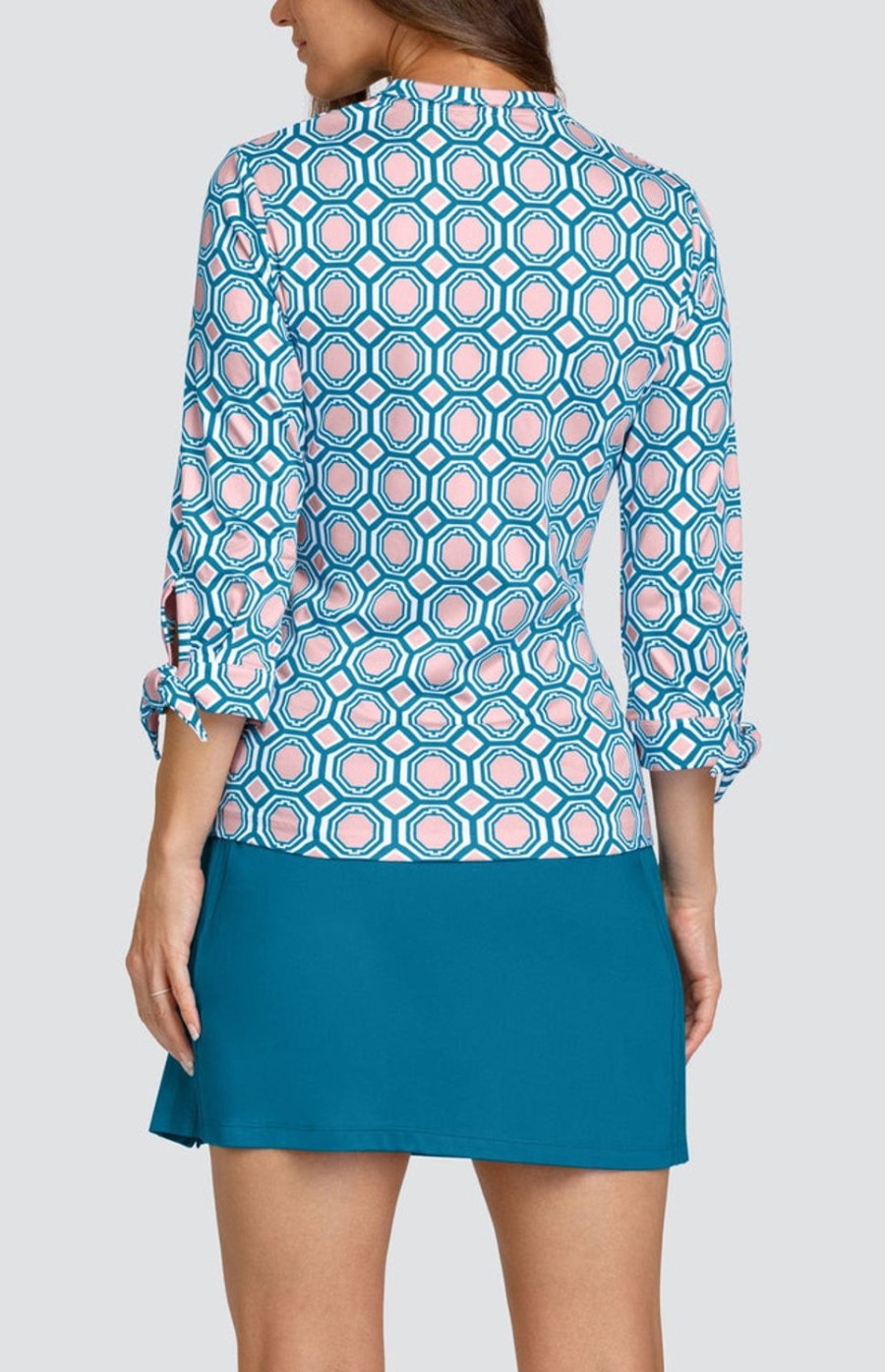 Golf Tail Activewear Long Sleeve | Palesa Top - Crystal Gem