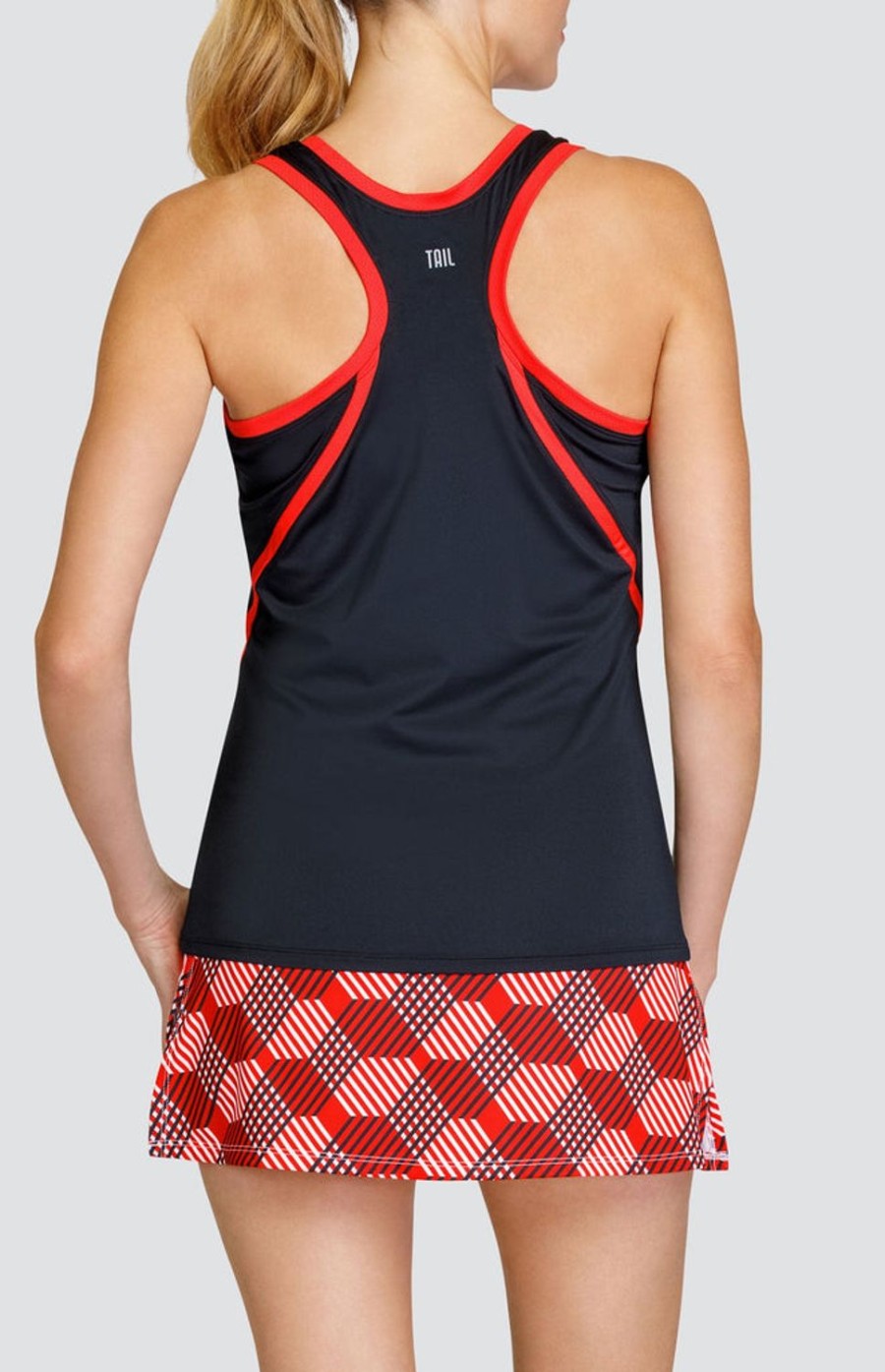 Tennis Tail Activewear Tanks | Jinnie Tank - Paprika Red