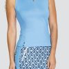 Golf Tail Activewear Sleeveless | Binx Top - Azure Blue