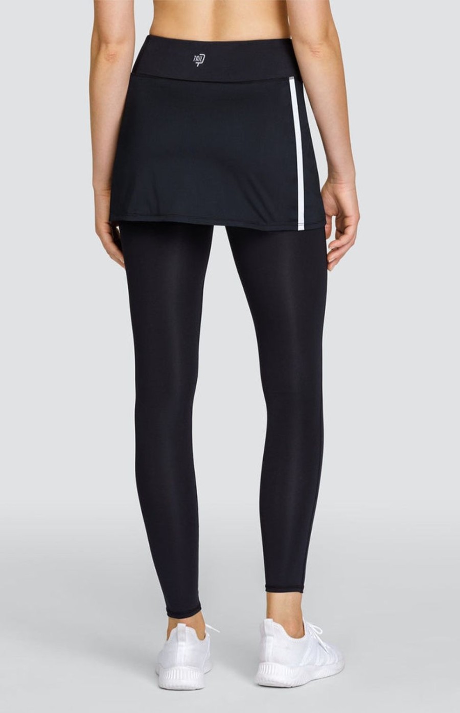 Tennis Tail Activewear Skirts And Skorts | Annia 24" Skegging - Onyx Black