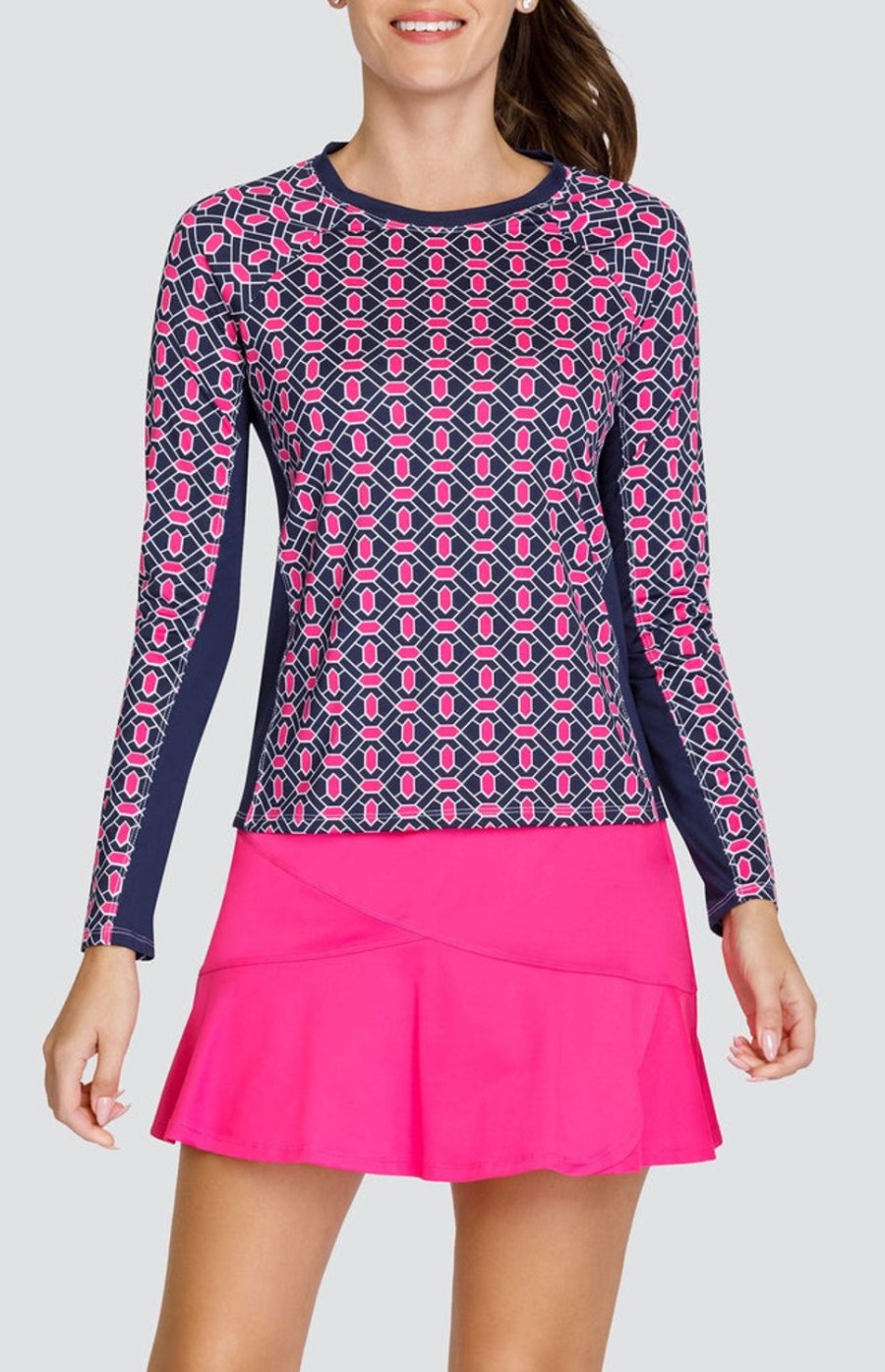 Tennis Tail Activewear Long Sleeve | Panama Top - Hidden Gem