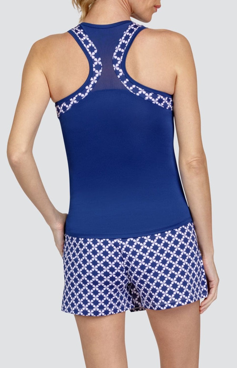 Tennis Tail Activewear Tanks | Elantra Tank - Mini Ellipse