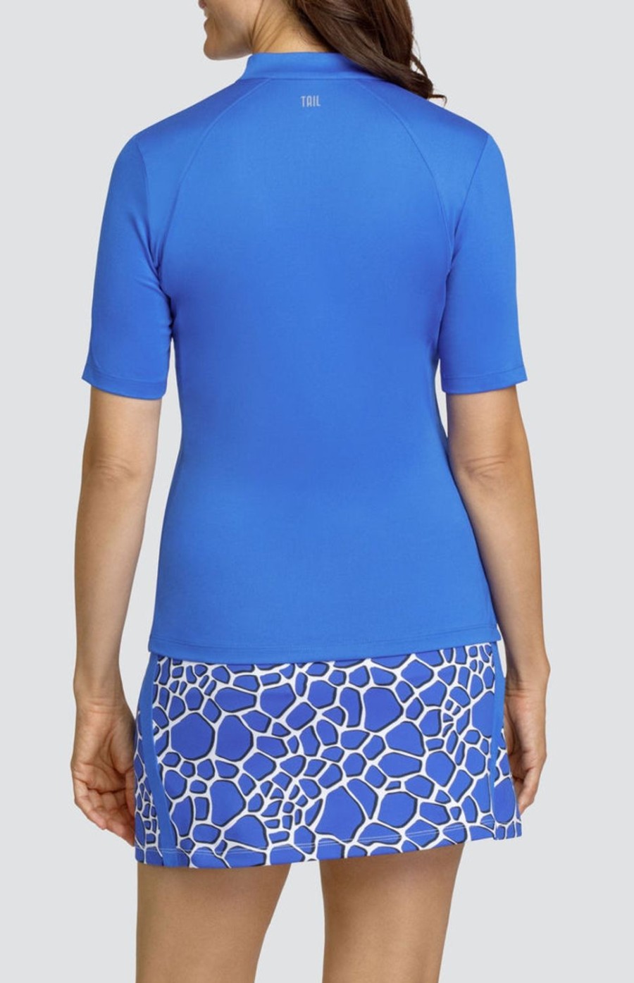 Golf Tail Activewear Short Sleeve | Dianamae Top - Admiral Blue