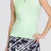 Golf Tail Activewear Sleeveless | Audreyann Top - Honeydew